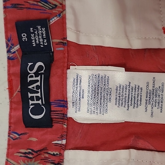 Chaps flat front men's shorts size 30 - Picture 4 of 5